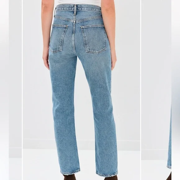 Agolde 90s Pinch Waist High Rise Straight Jean - Picture 2 of 9